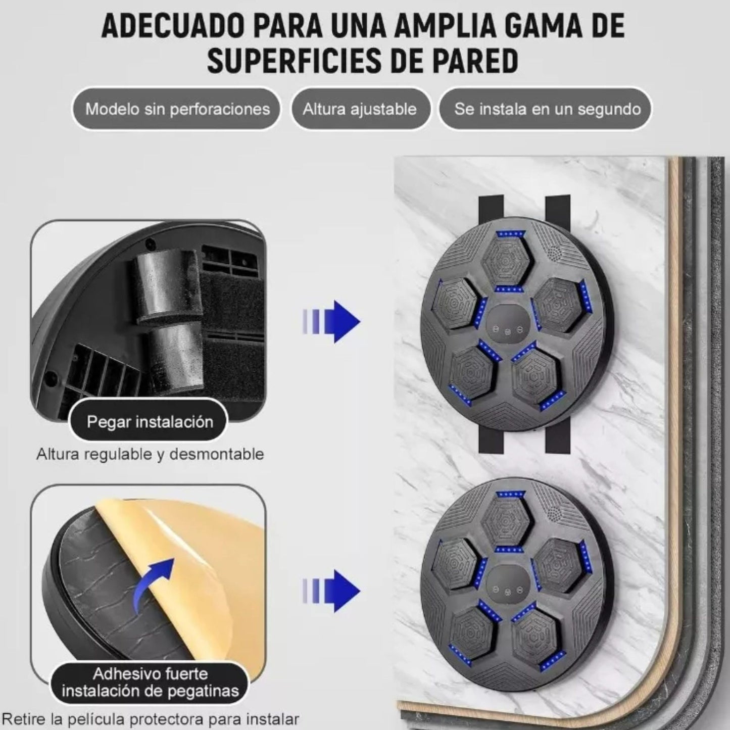 MAQUINA DE BOXEO MUSICAL INTELIGENTE AD