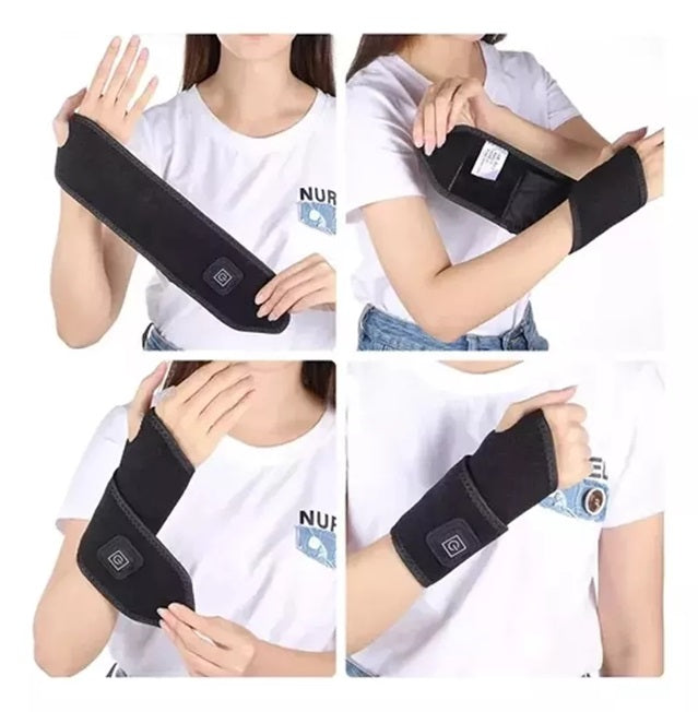 Muñequera Electrica Termica Terapia Recargable USB