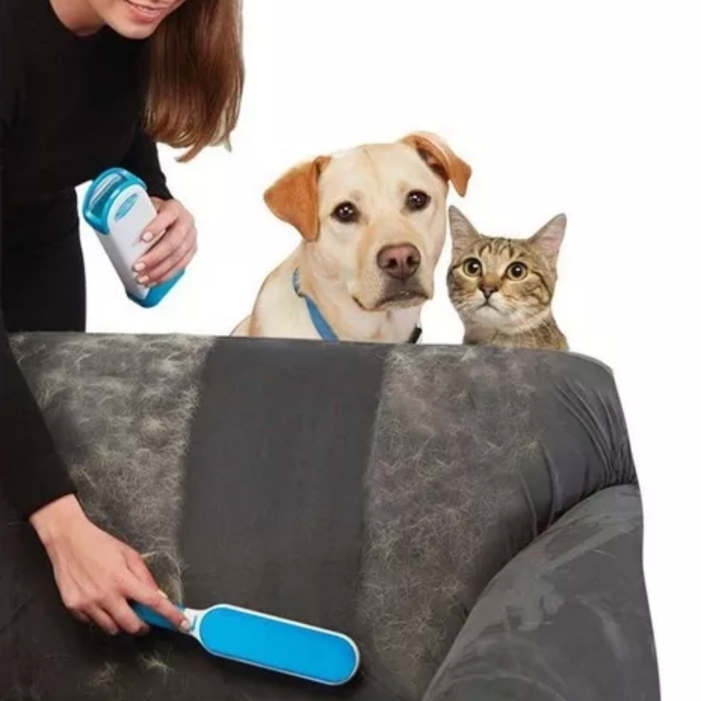 Cepillo De Pelos Y Pelusas Para Mascotas