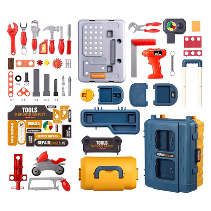 Maleta Juguete 2 en 1: Mesa de Herramien