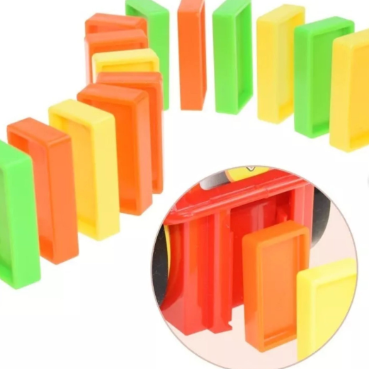 Tren de Dominó Mecánico 60 PCS